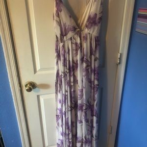 Long floral formal dress